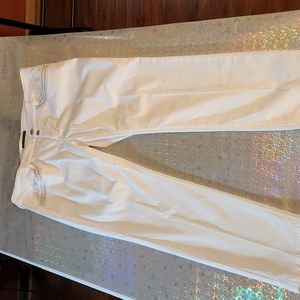 White cotton women's pant